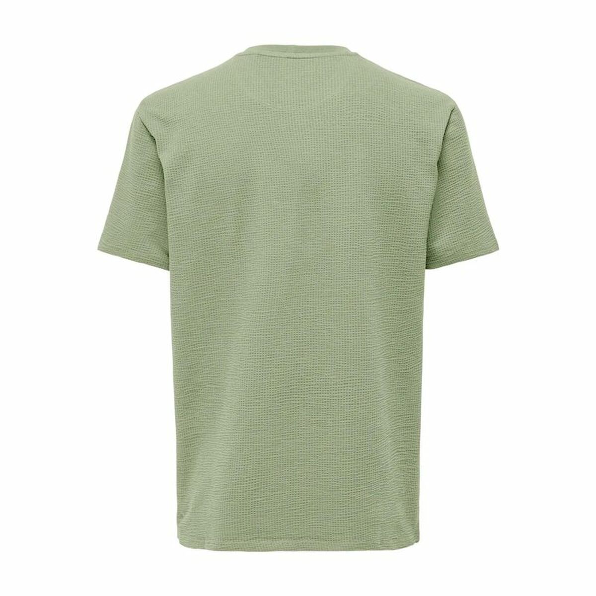 T-shirt med kortärm Herr Only & Sons Onskian Life Reg Seersucker Ss - 2