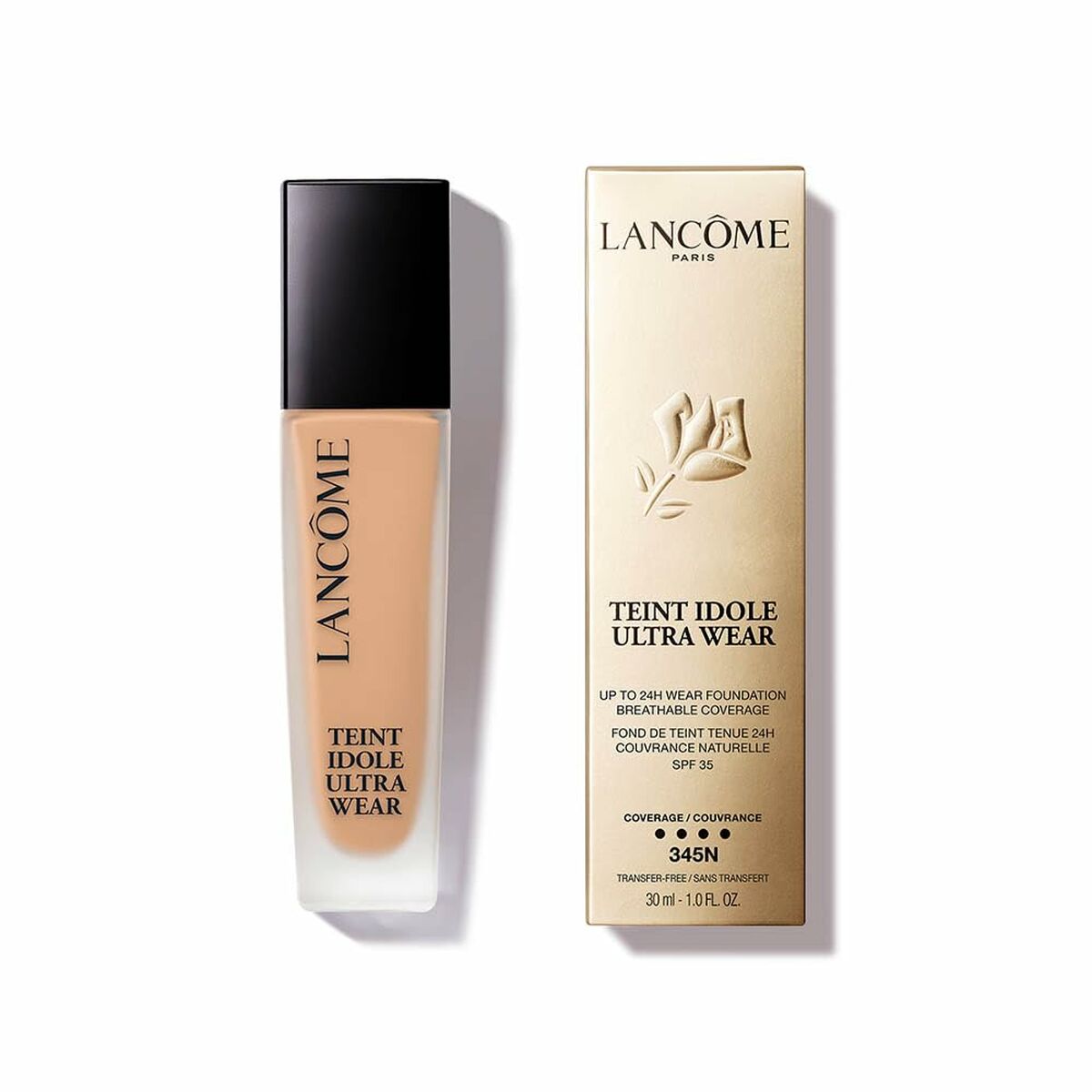 Flytande makeupbas Lancôme Teint Idole Ultra Wear N Nº 345n Spf 35 30 ml