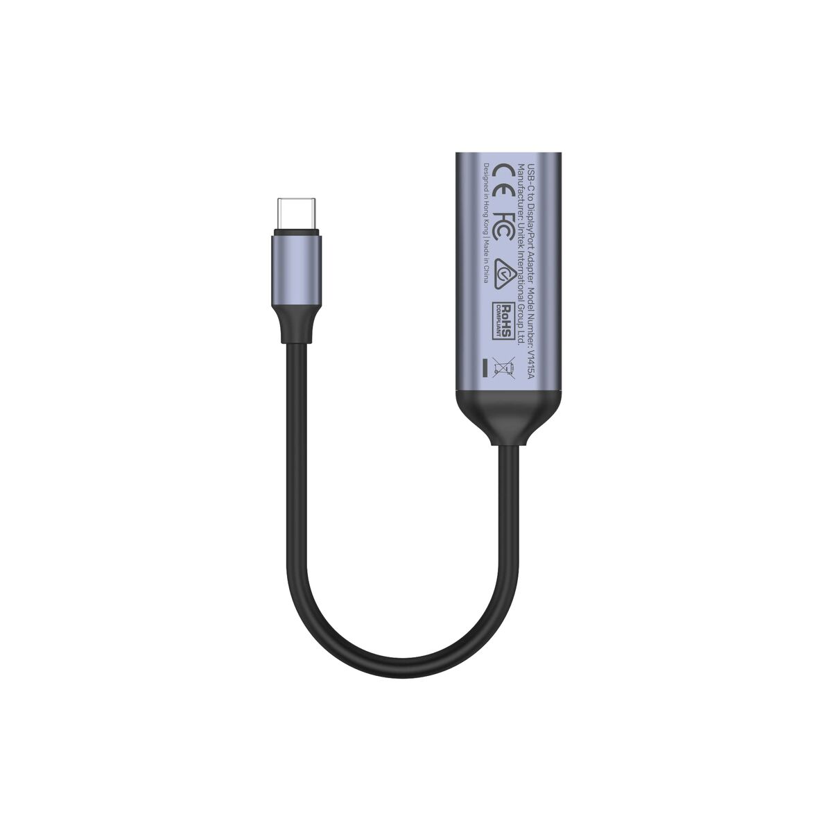 USB-C till DisplayPort Adapter Unitek V1415A Grå 15 cm (1 antal) - 3
