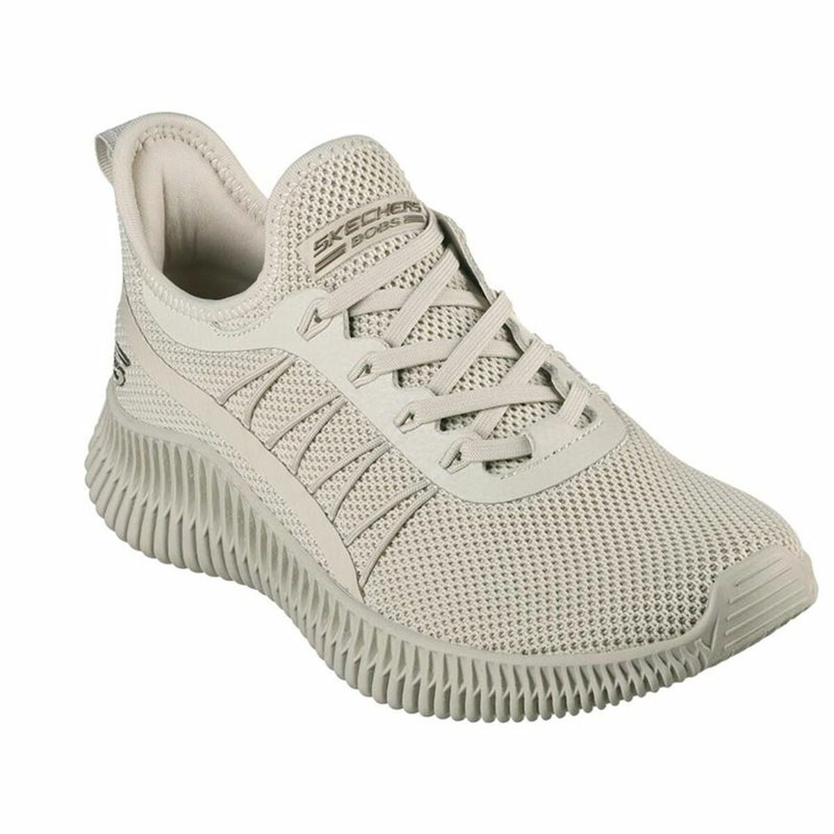 Gymnastiksko, Dam Skechers Bobs Geo-New Aesthet Ljusbrun - 4