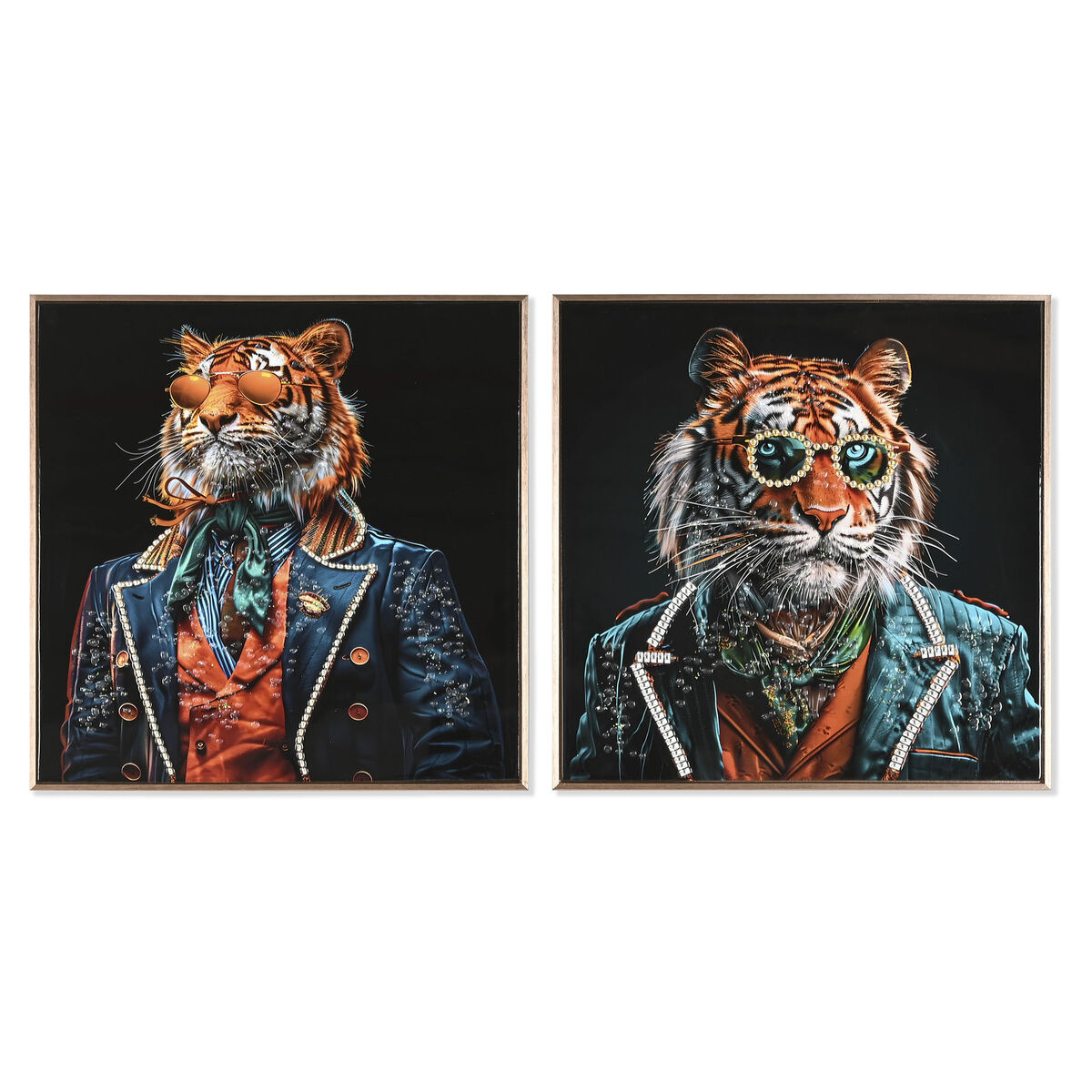 Kanvas Home ESPRIT polystyren Kanvas 60 x 3,5 x 60 cm