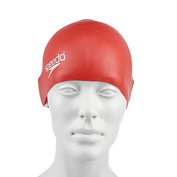 Badmössa Speedo  8-709900004 Röd Silikon