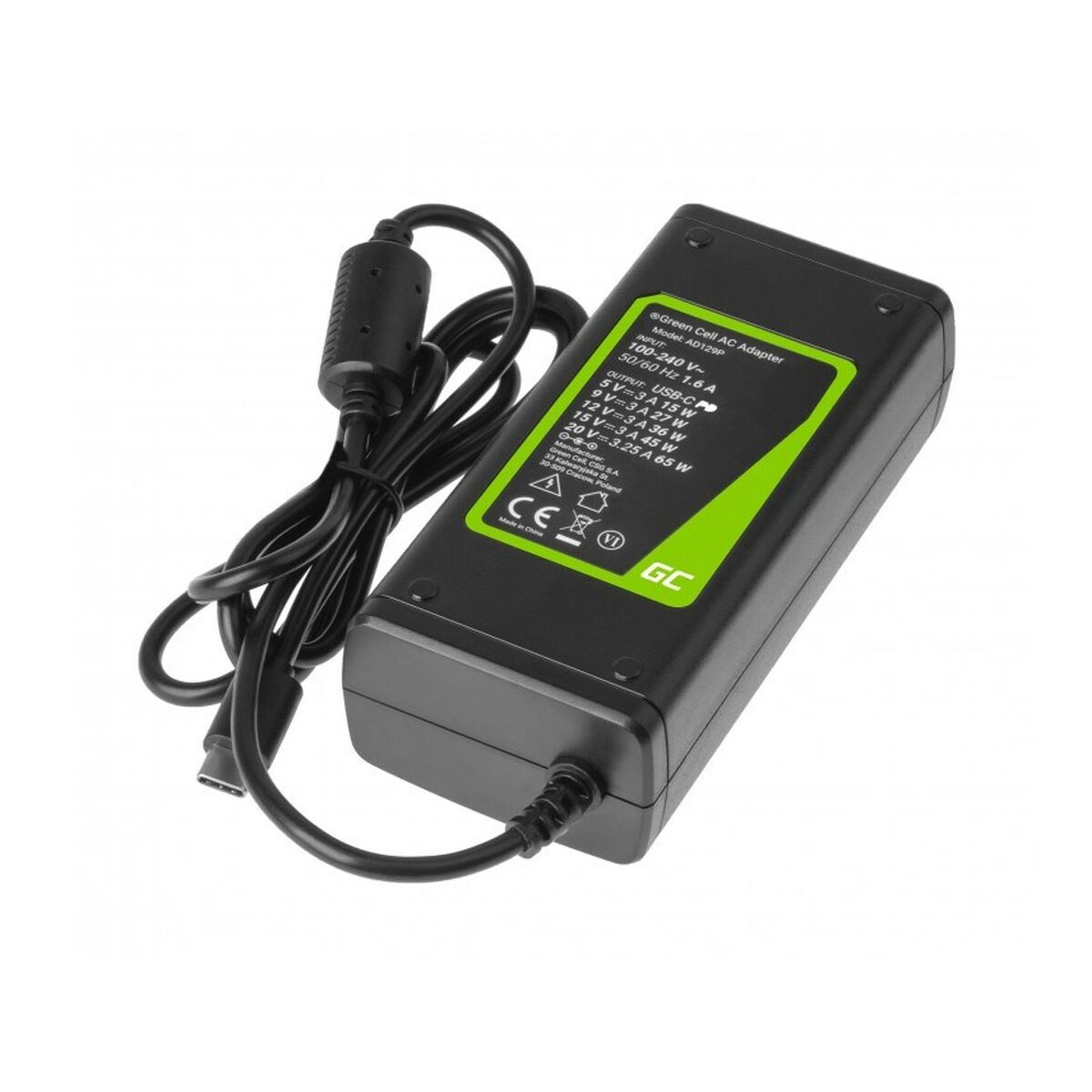Laptopladdare Green Cell AD134P 65 W - 6