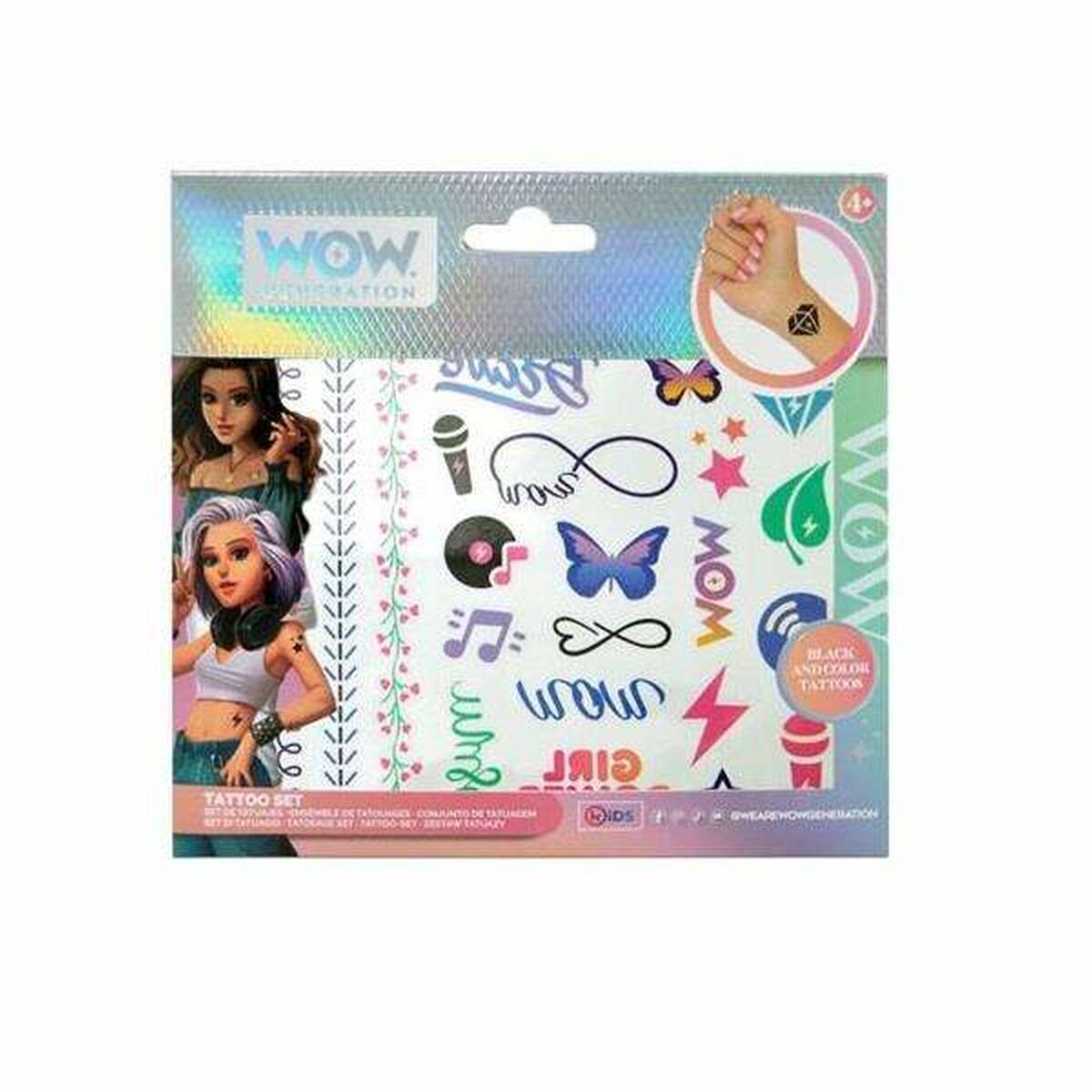 Temporära Tatueringar Wow Generation   Barn - 14