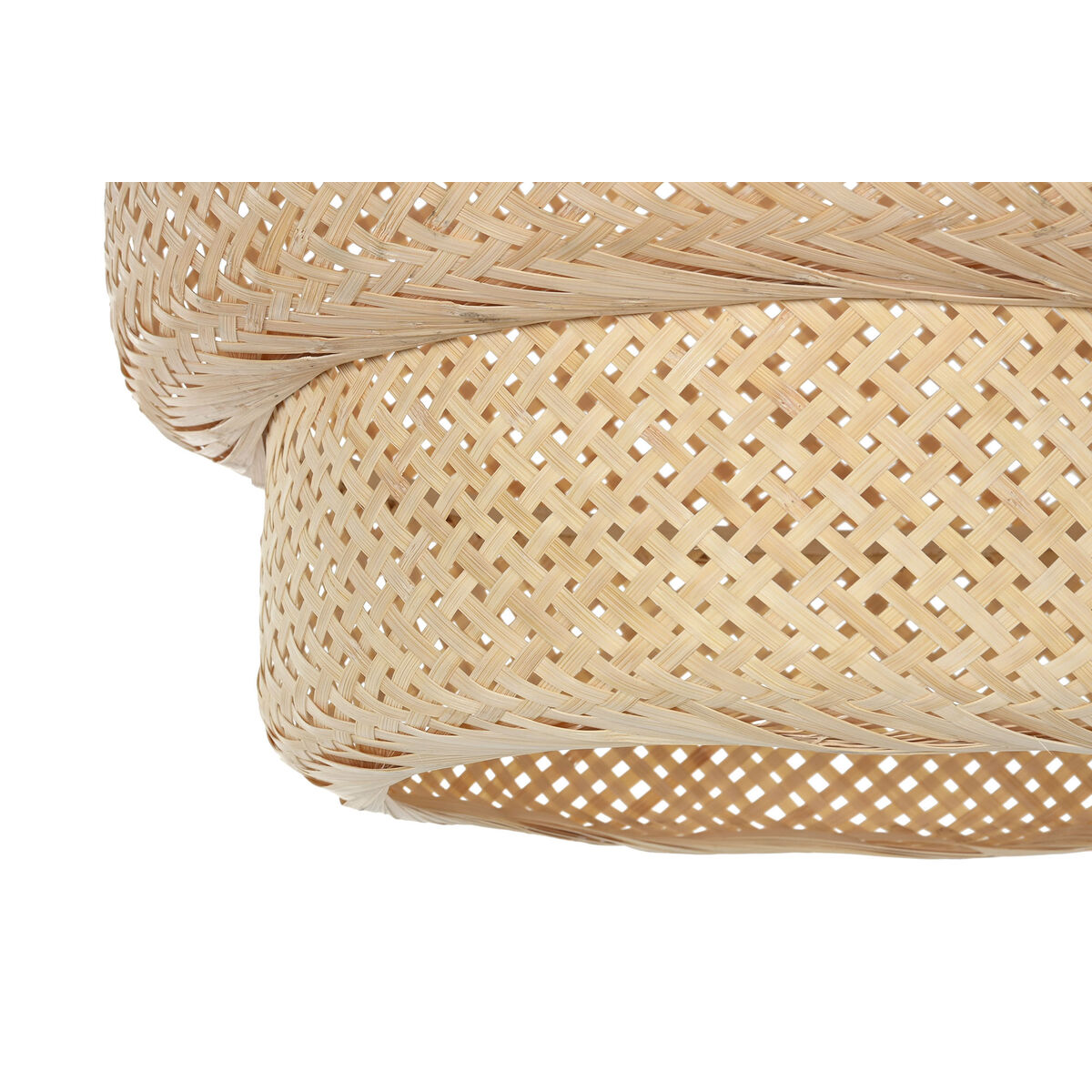 Taklampa Home ESPRIT Ljusbrun Bambu 50 x 50 x 55 cm - 2