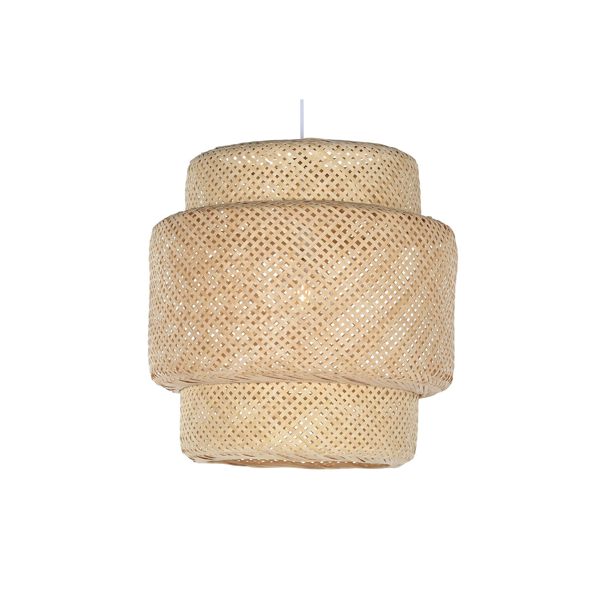 Taklampa Home ESPRIT Ljusbrun Bambu 50 x 50 x 55 cm - 3