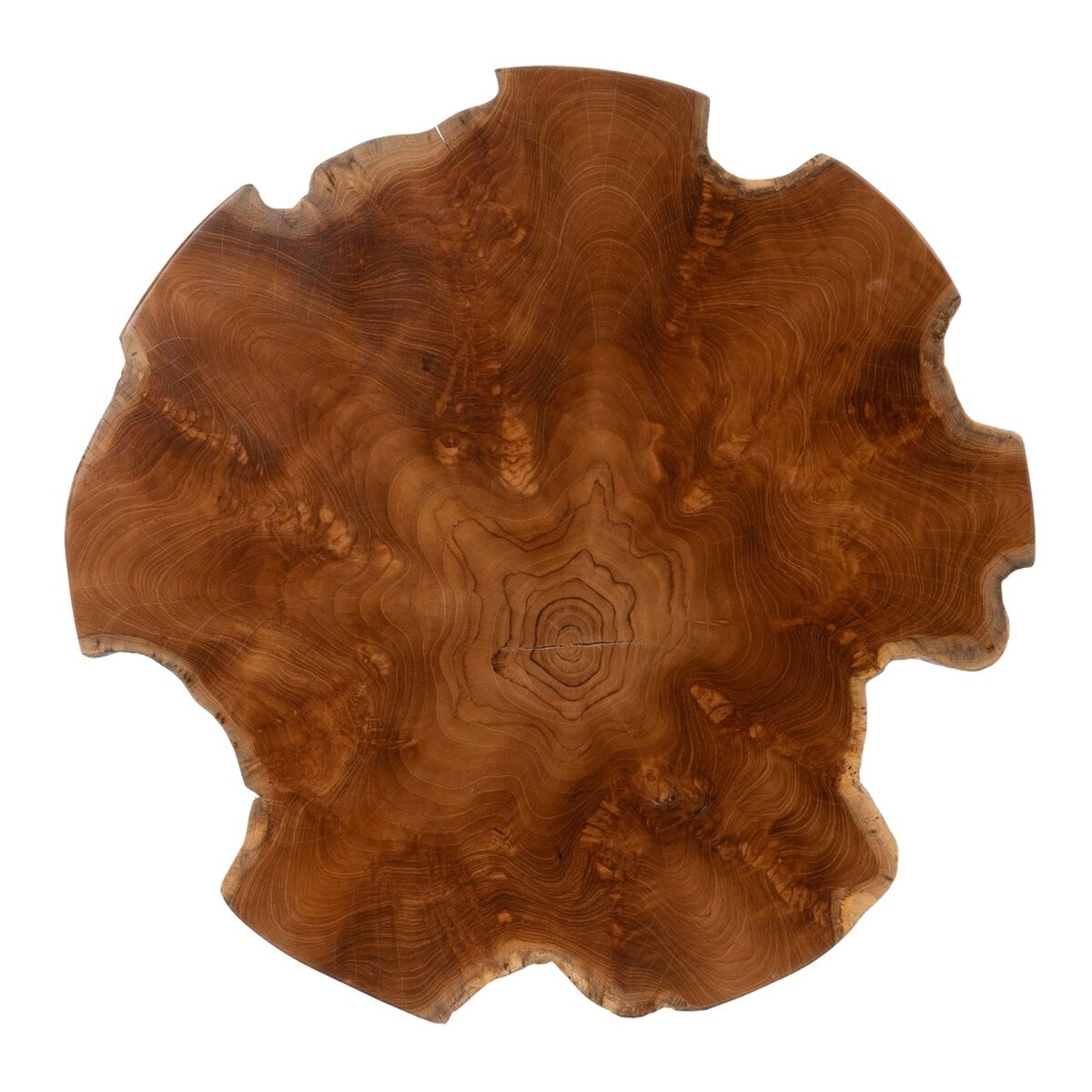 Sidobord Naturell Svart teakträ 60 x 60 x 50 cm - 14