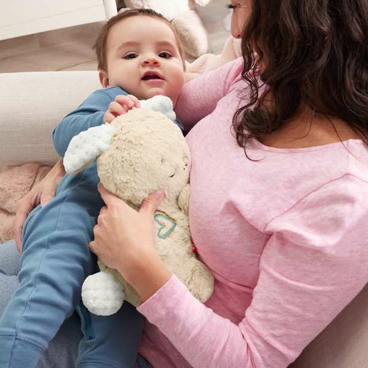 Mjukdjur med ljud Fisher-Price Kanin Plast - 5