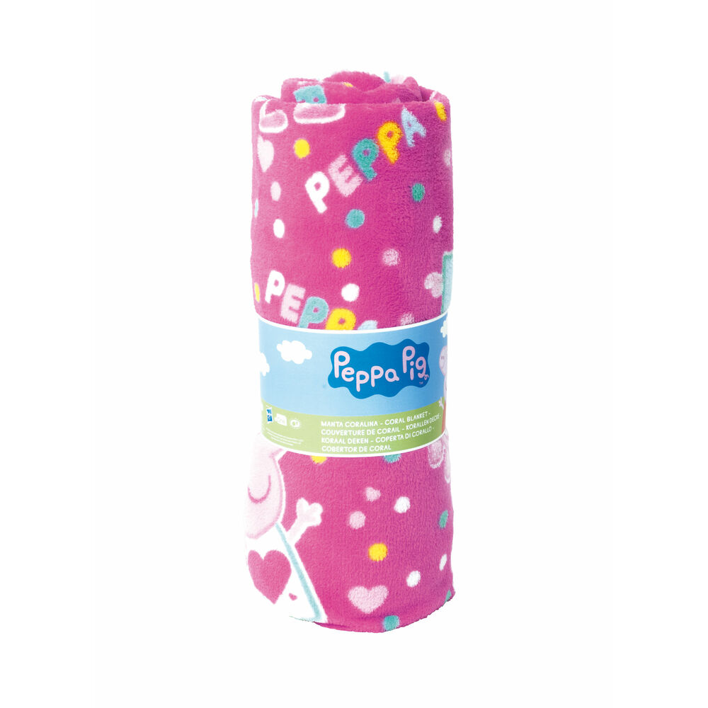 Filt Peppa Pig Cosy Corner Rosa (95 x 150 cm) - 3