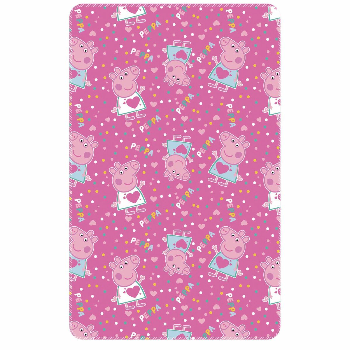 Filt Peppa Pig Cosy Corner Rosa (95 x 150 cm) - 2