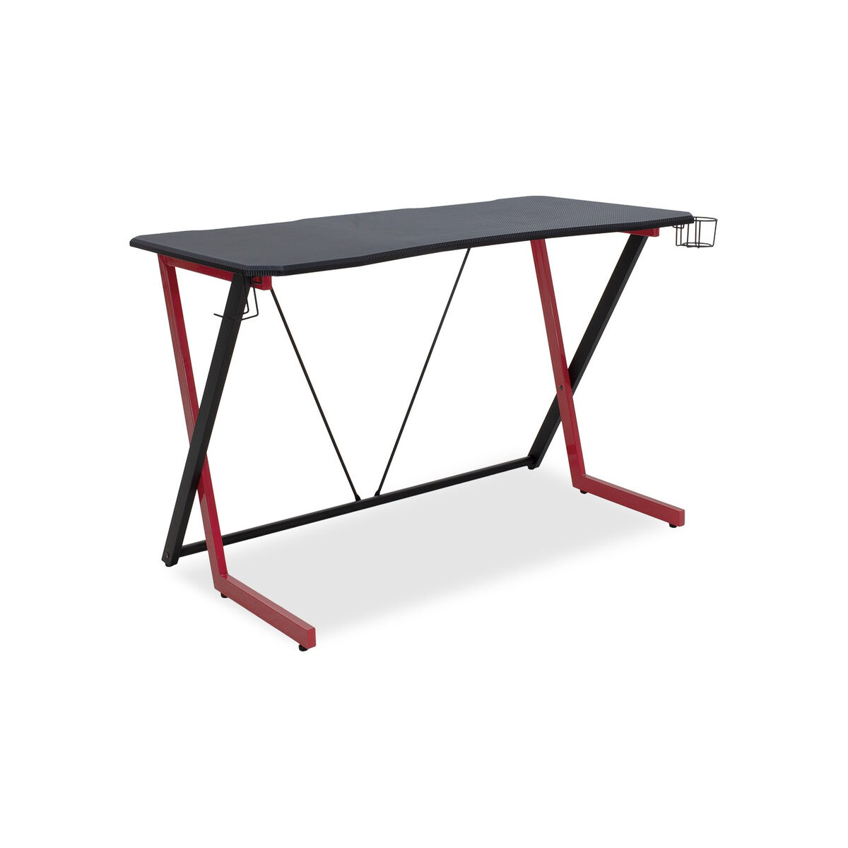 Skrivbord Gaming Urban Factory WED75UF 120 x 60 x 78 cm Svart PVC - 3