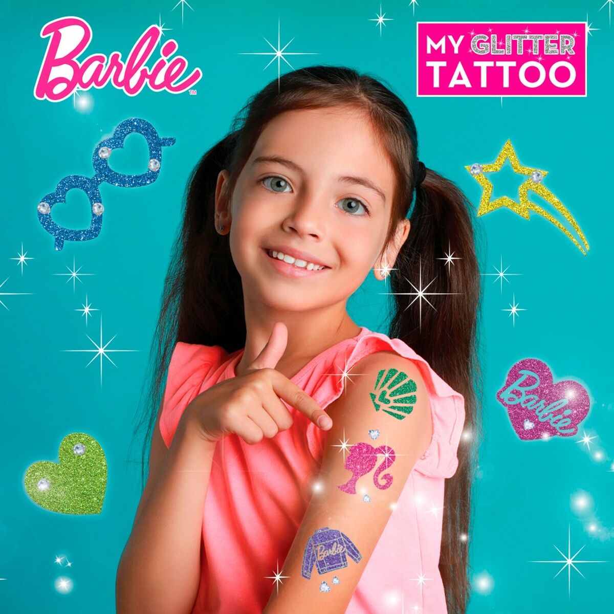 Temporära Tatueringar Barbie My Glitter Tattoo Glitter 20 Delar - 8