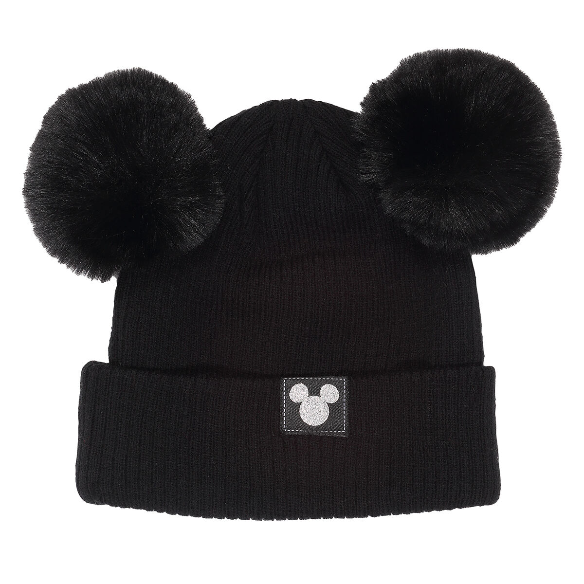 Hatt Mickey Mouse Double Pom Svart - 2