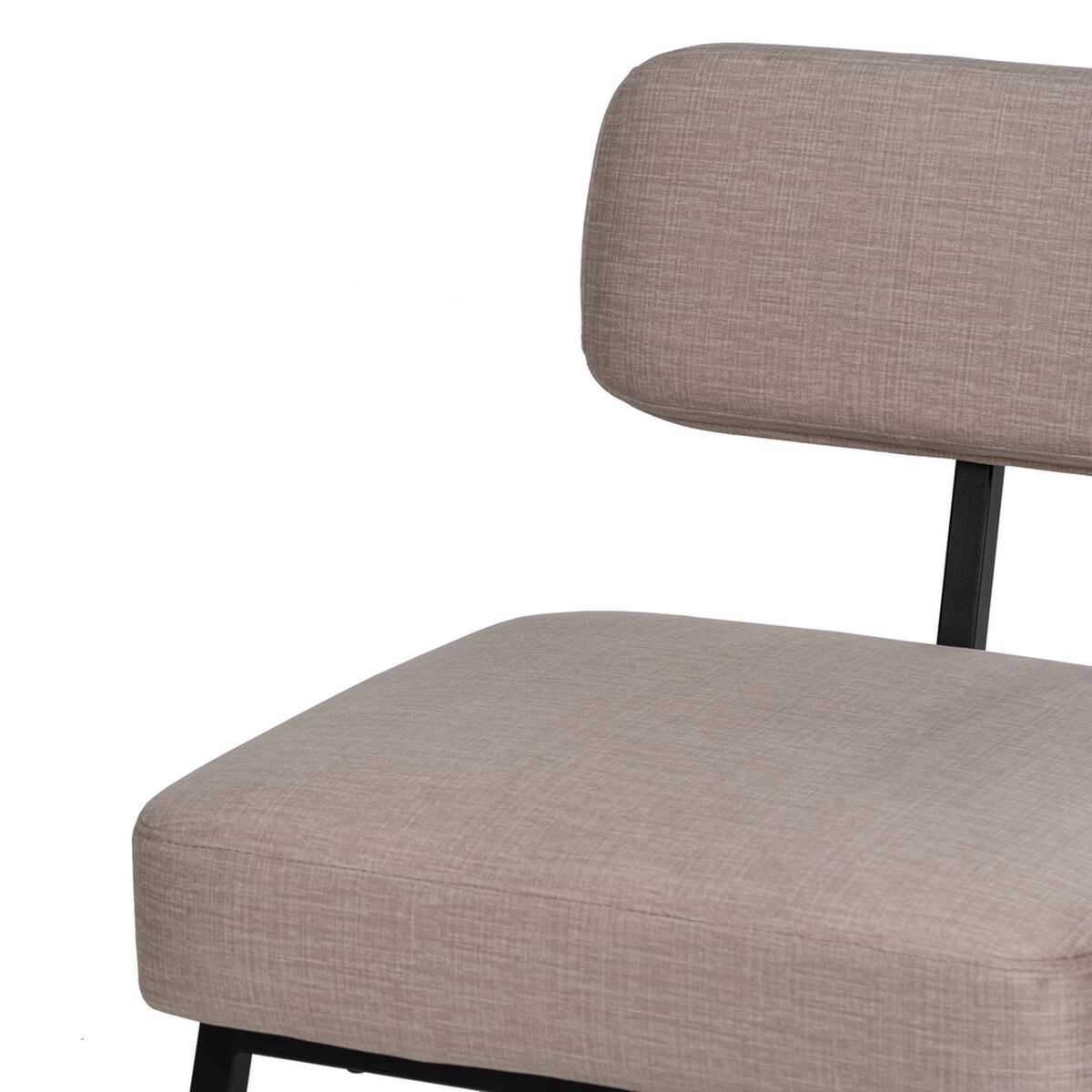 Stol Svart Beige 58 x 59 x 71 cm - 5