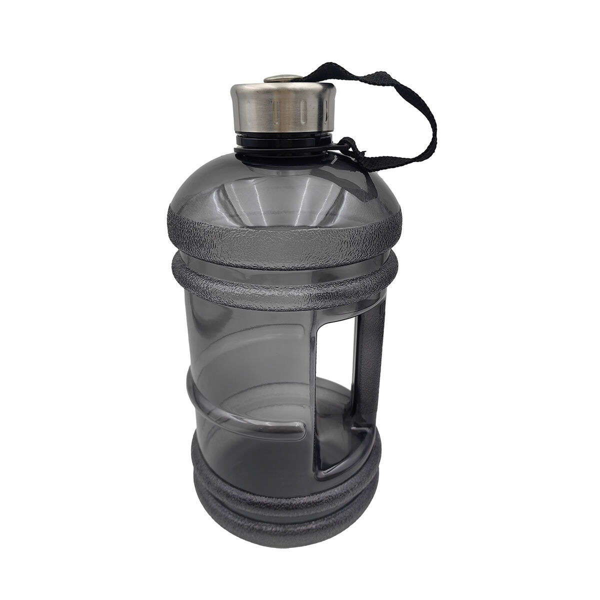 Vattenflaska Versa Grå Silikon Rostfritt stål Polyetylen Stål polystyren Tereftalatpolyeten (PET) 2 L 13 x 26 x 13 cm