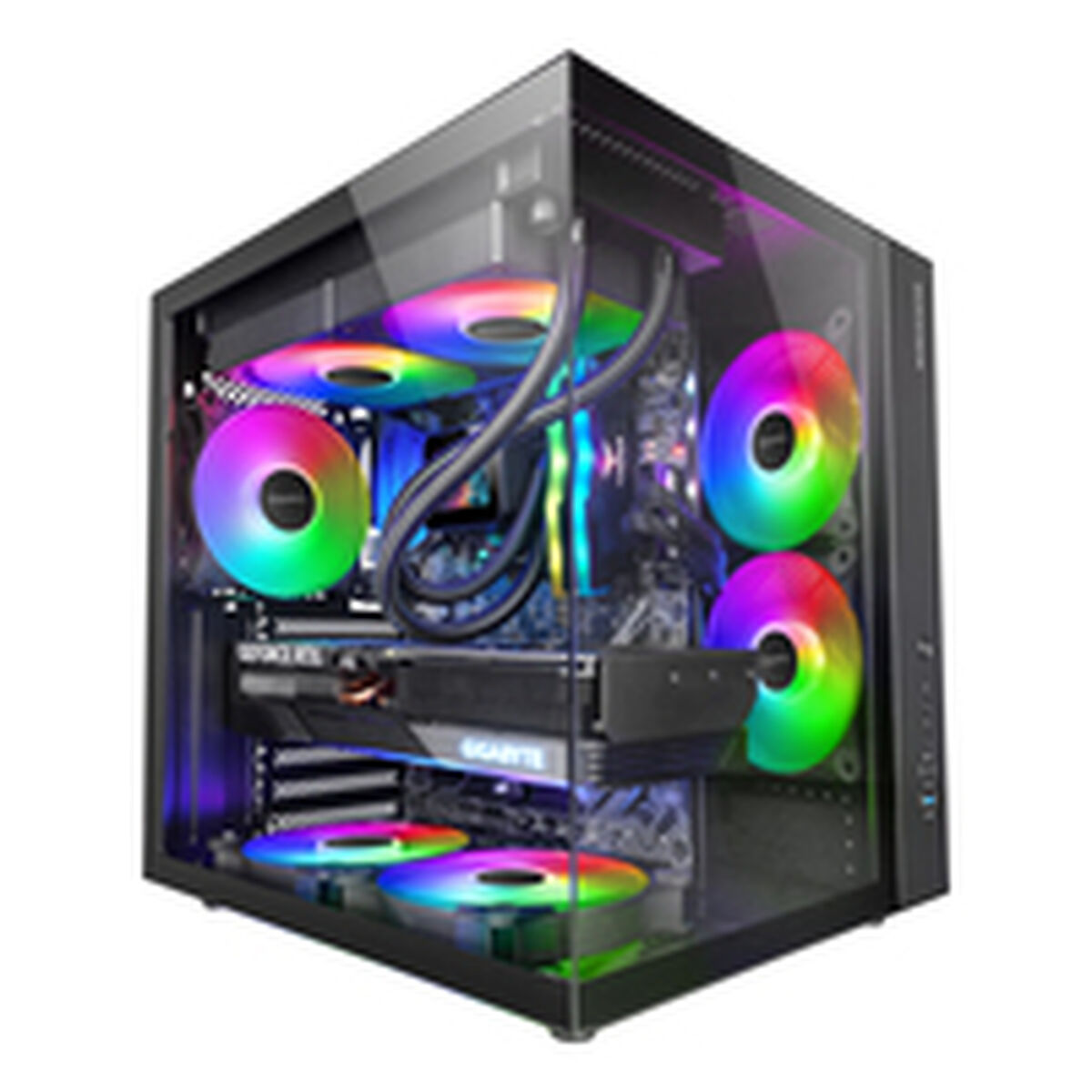 ATX Semitorn Mars Gaming MCVONE Svart - 3
