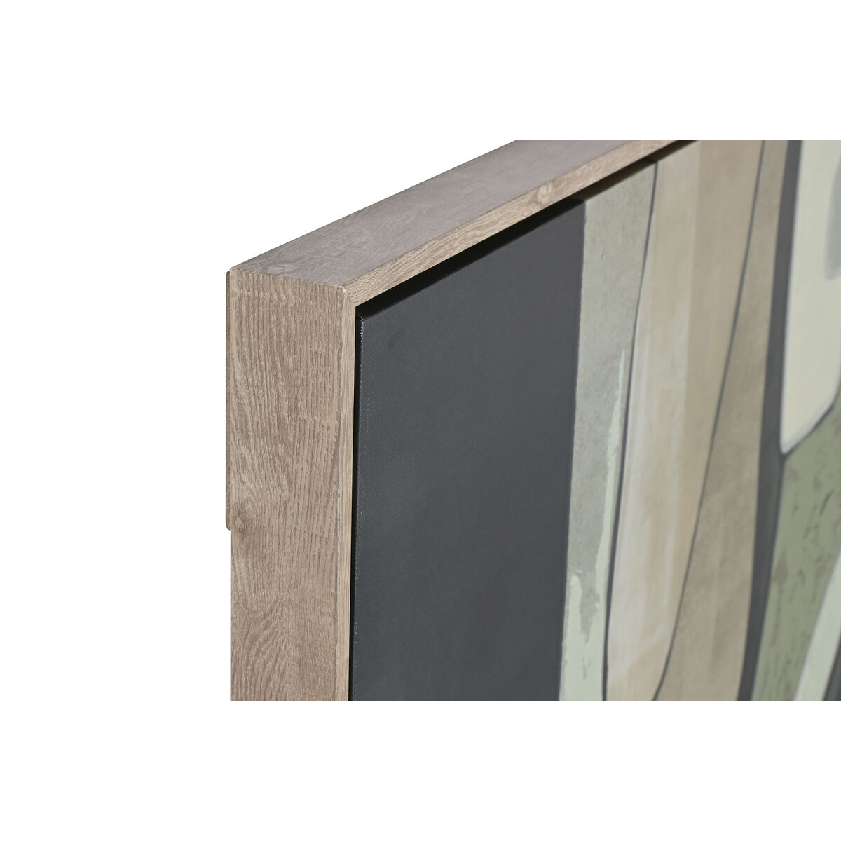 Tavla Home ESPRIT Grön Abstrakt Modern (2 antal) - 2
