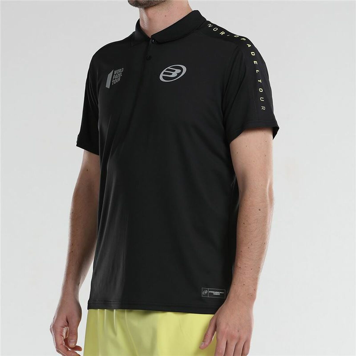 Polotröja kortärmad Herr Bullpadel Liceo Padel Svart - 3