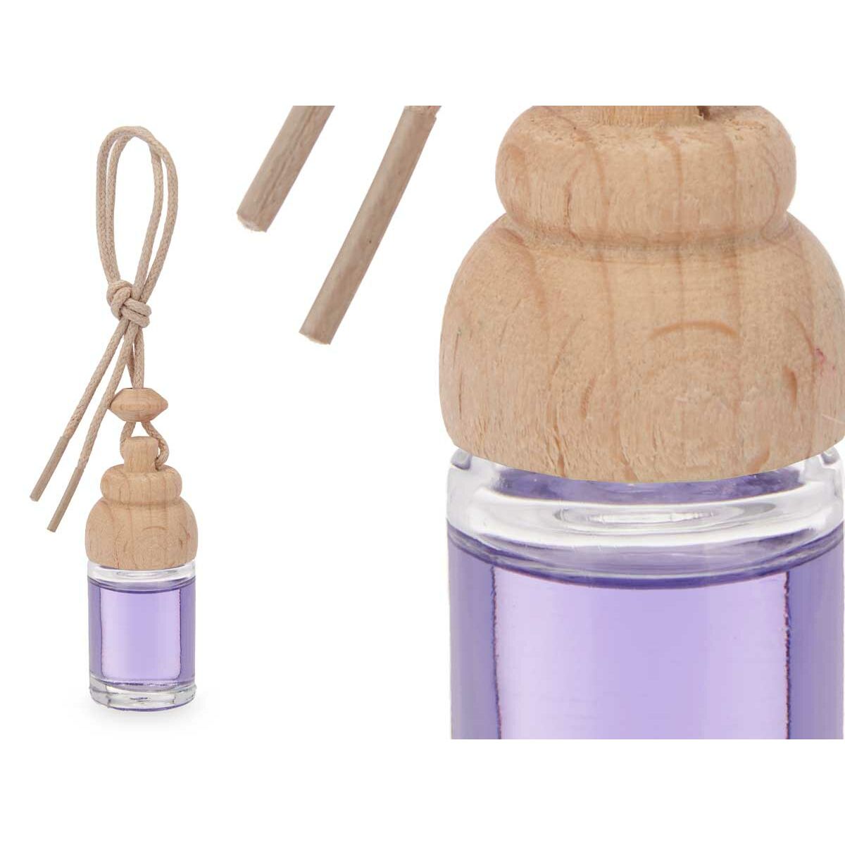 Billuftfreser Glas Lavendel 8 ml (24 antal) - 3