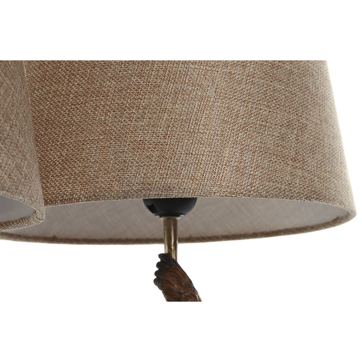 Bordslampa Home ESPRIT Brun Metall Harts 50 W 220 V 26 x 26 x 53,5 cm (2 antal) - 3