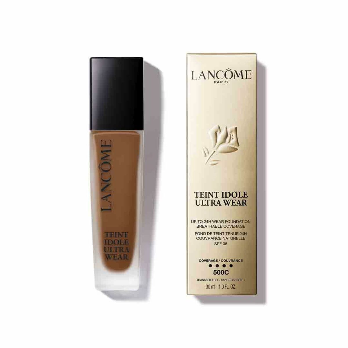 Flytande makeupbas Lancôme Teint Idole Ultra Wear C Nº 500c Spf 35 30 ml - 2