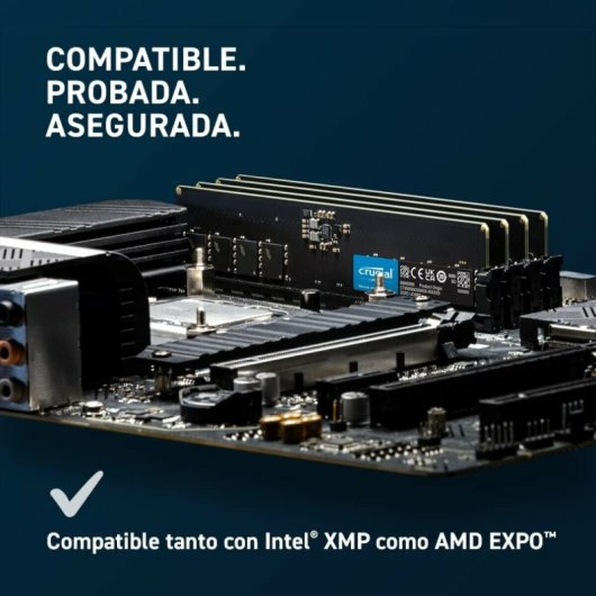 RAM-minne Crucial 8 GB 5200 MHz DDR5 SDRAM DDR5 CL42 - 4