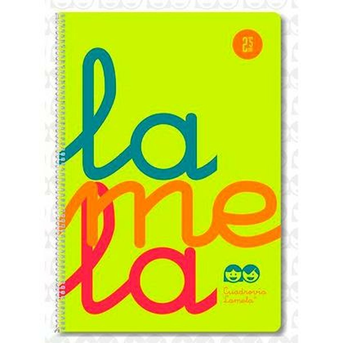 Anteckningsbok Lamela Fluor Gul Din A4 5 Delar 80 Blad - 2