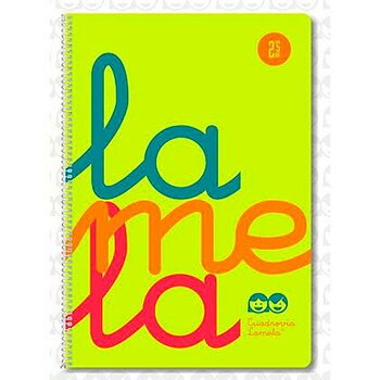 Anteckningsbok Lamela Fluor Gul Din A4 5 Delar 80 Blad