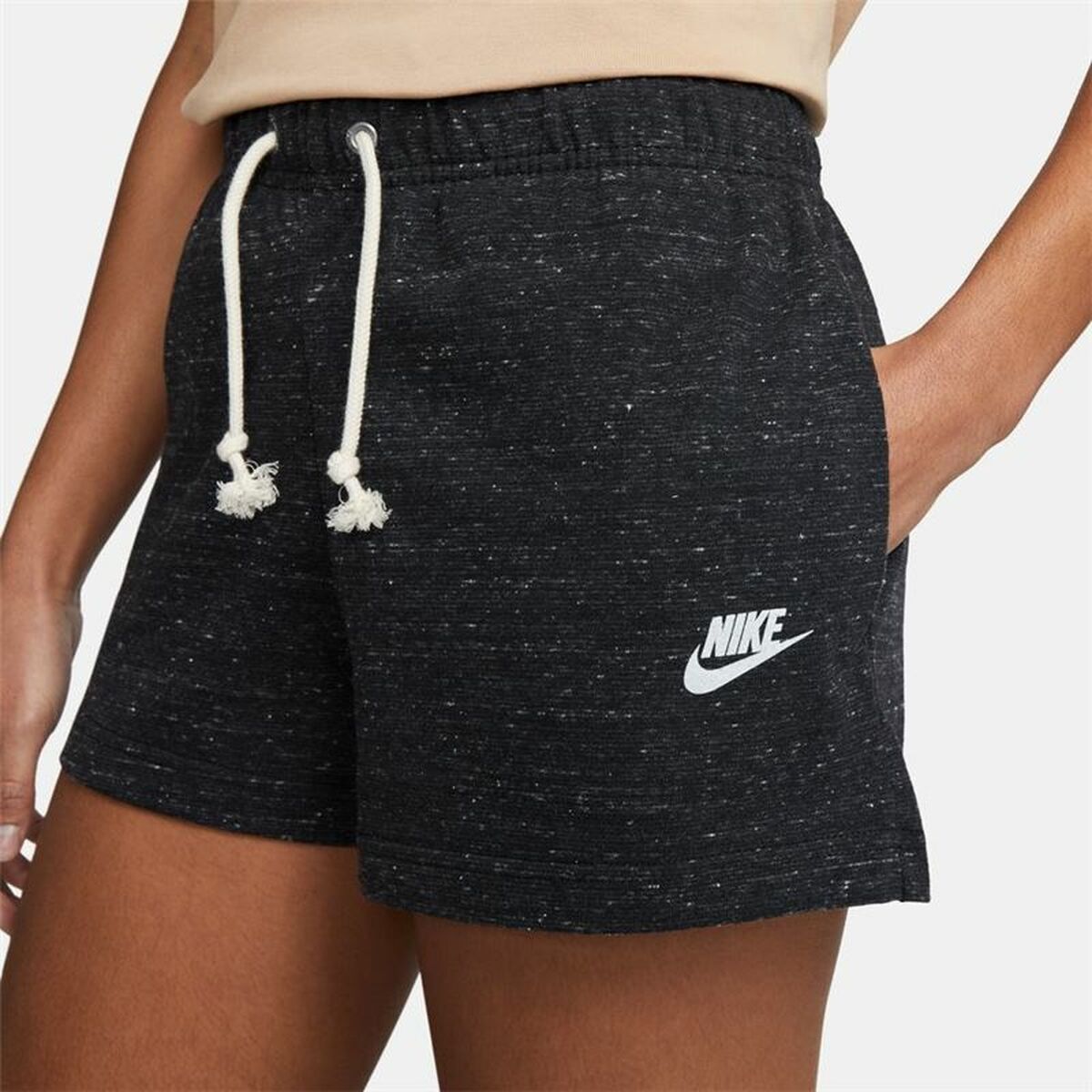 Sportshorts för kvinnor Nike Sportswear Gym Vintage Svart - 2
