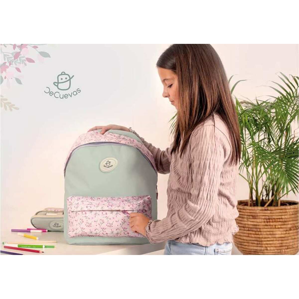 Skolryggsäck Decuevas Provenza 40 x 18 x 30 cm - 3