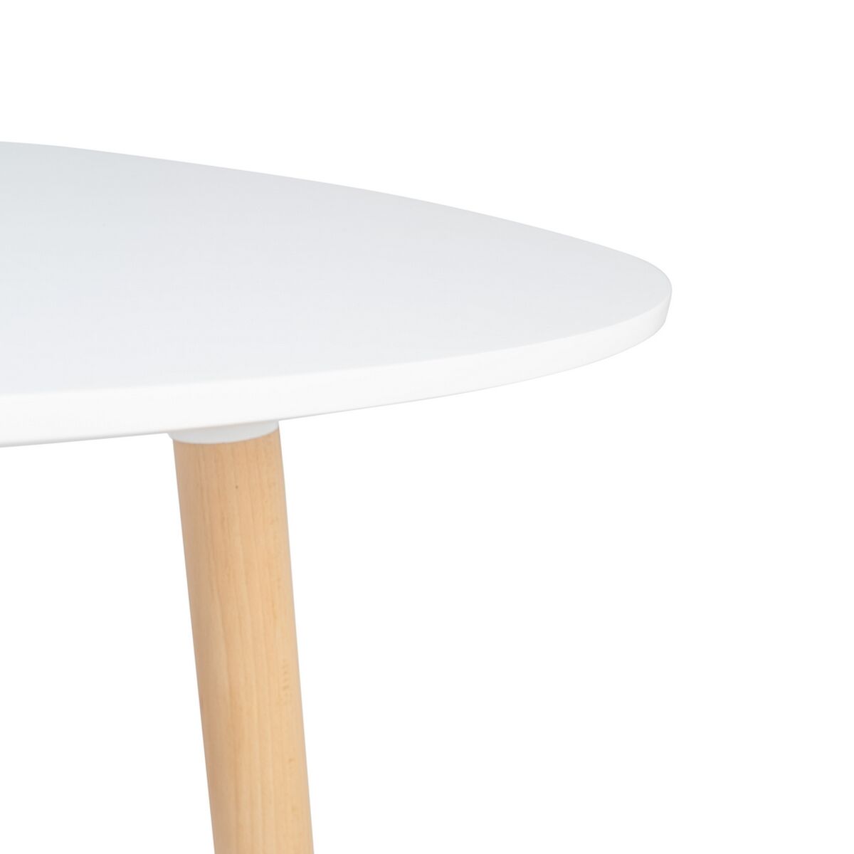 Matsalsbord Vit Trä MDF 90 x 90 x 74 cm - 5