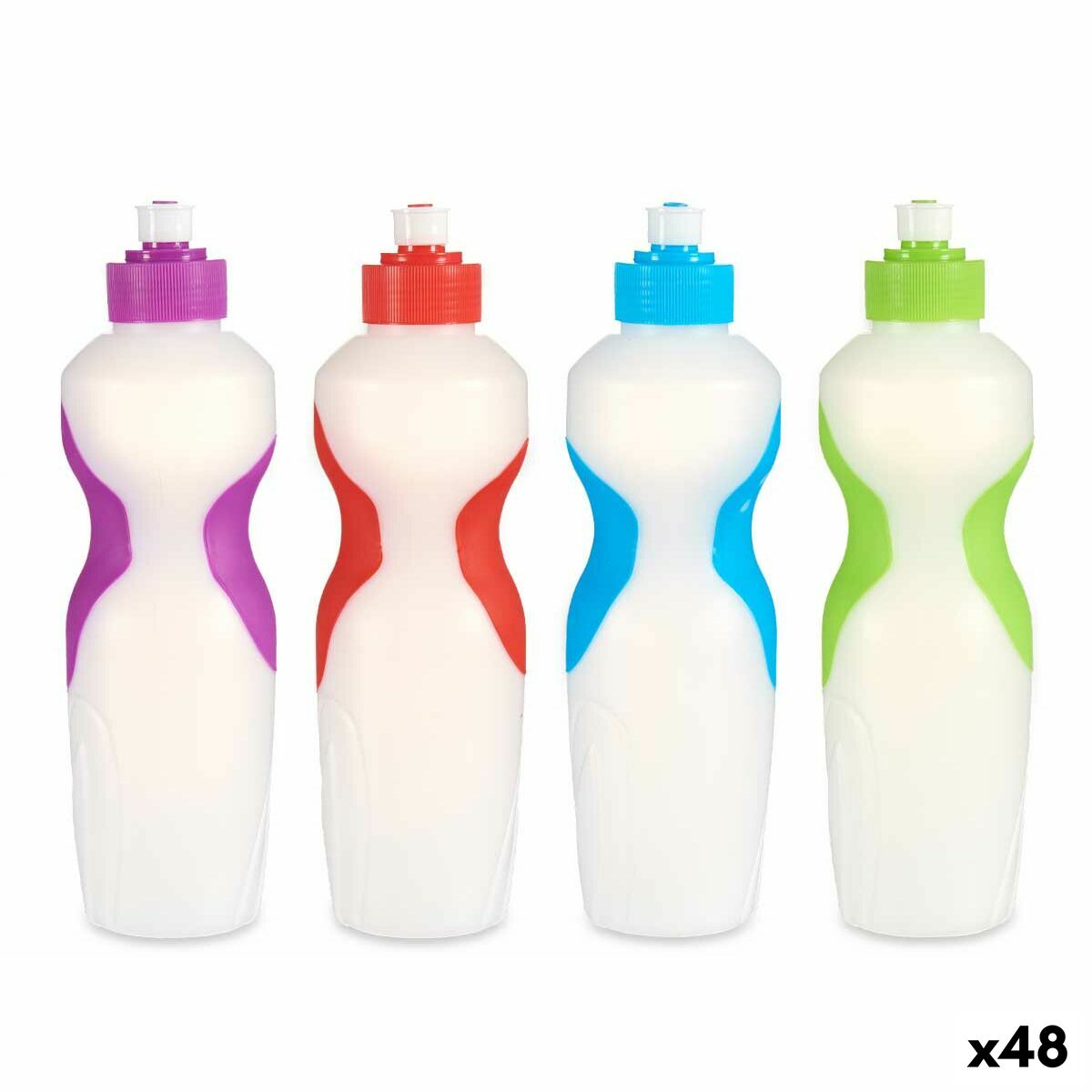 Flaska Leknes TK-20157C Polyetylen 700 ml 7 x 25,5 x 7 cm Doseringsmunstycke (48 antal)