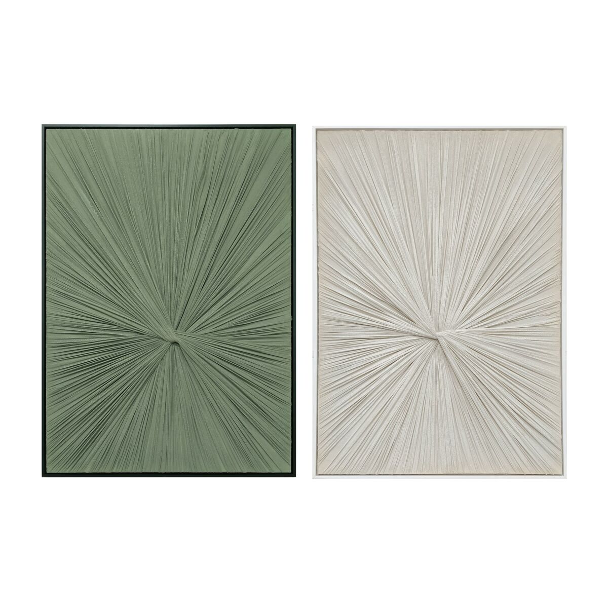 Tavla Home ESPRIT Grön Beige Modern (2 antal)