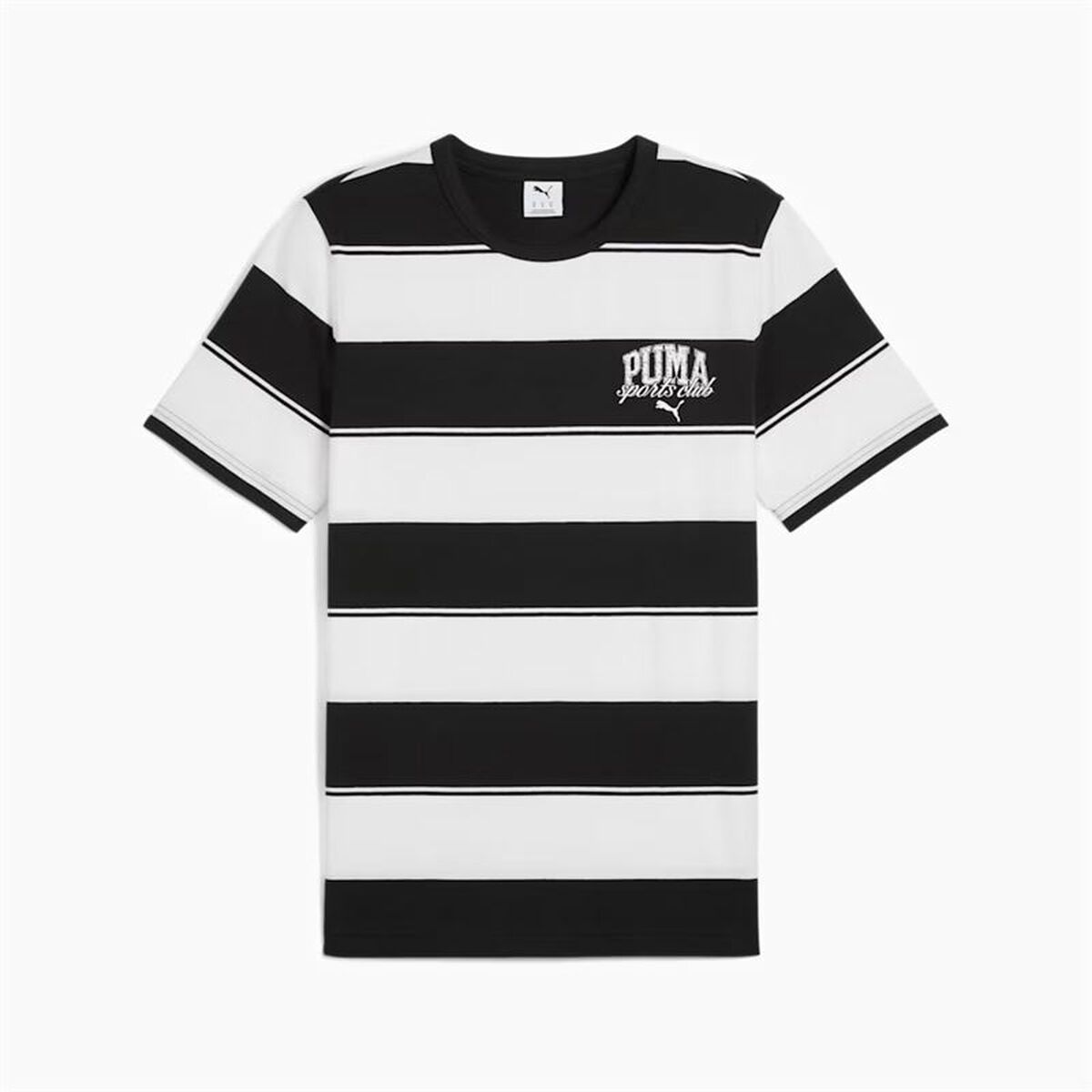 T-shirt med kortärm Herr Puma Class Striped T Svart