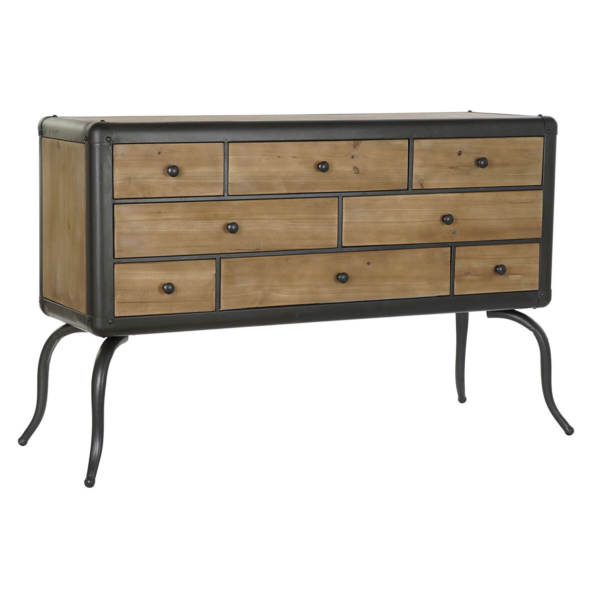 Byrå DKD Home Decor Gran Metall (129 x 42 x 79 cm) - 3