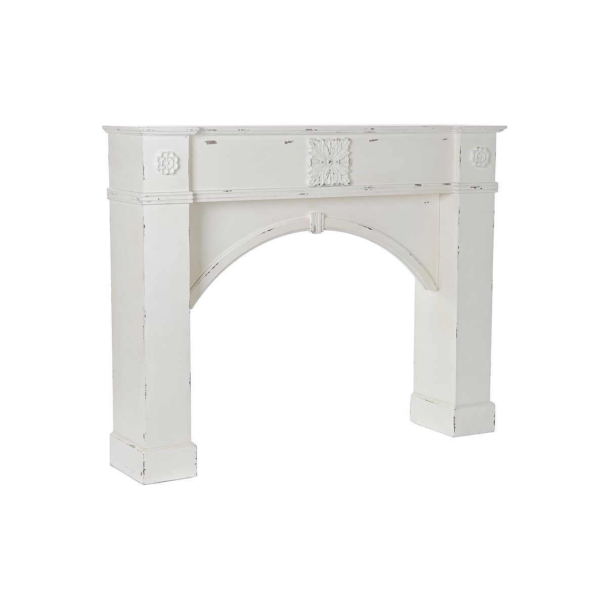 Öppen spis DKD Home Decor Gran Trä MDF (140 x 28 x 110 cm)
