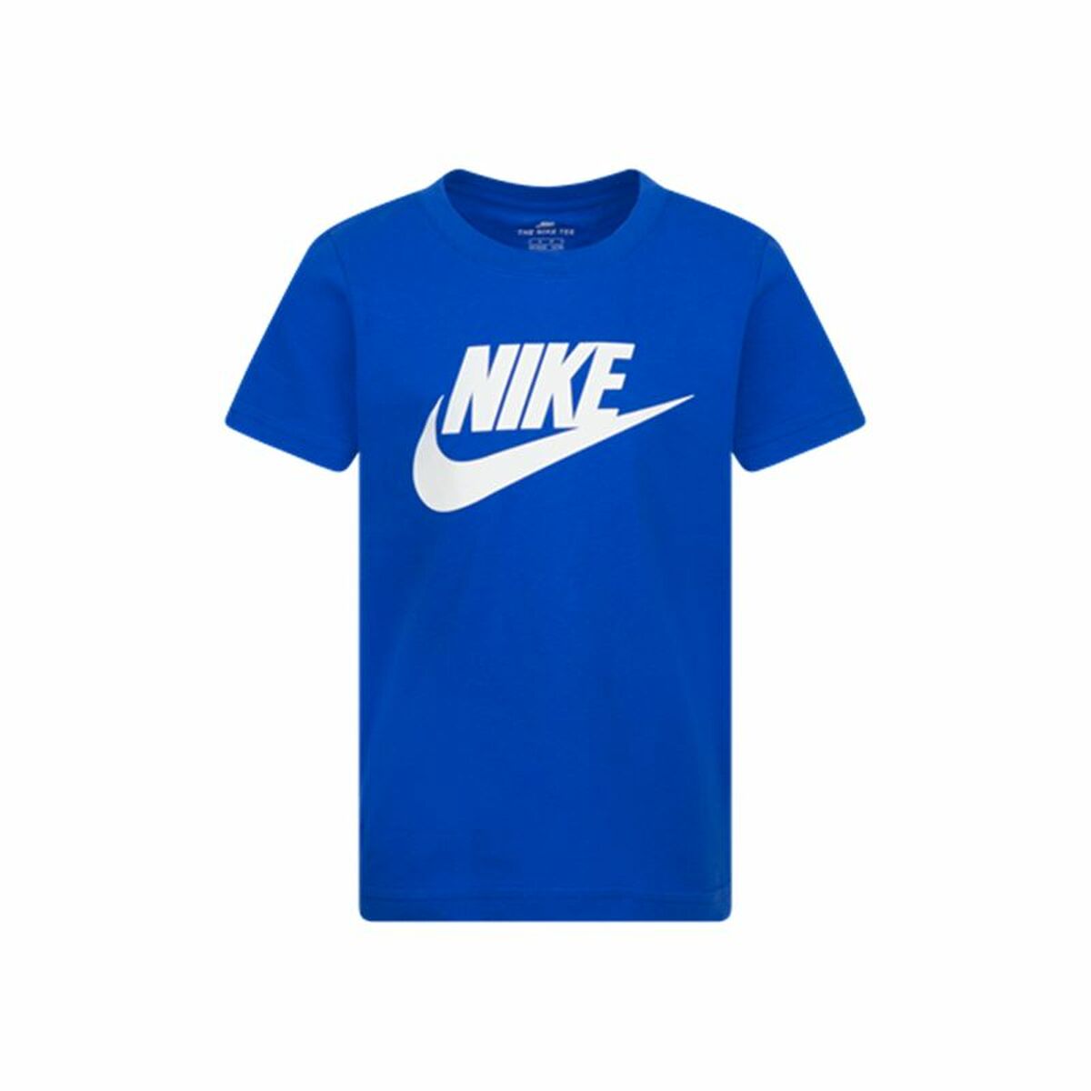 Barn T-shirt med kortärm Nike Sportswear Futura Blå - 5