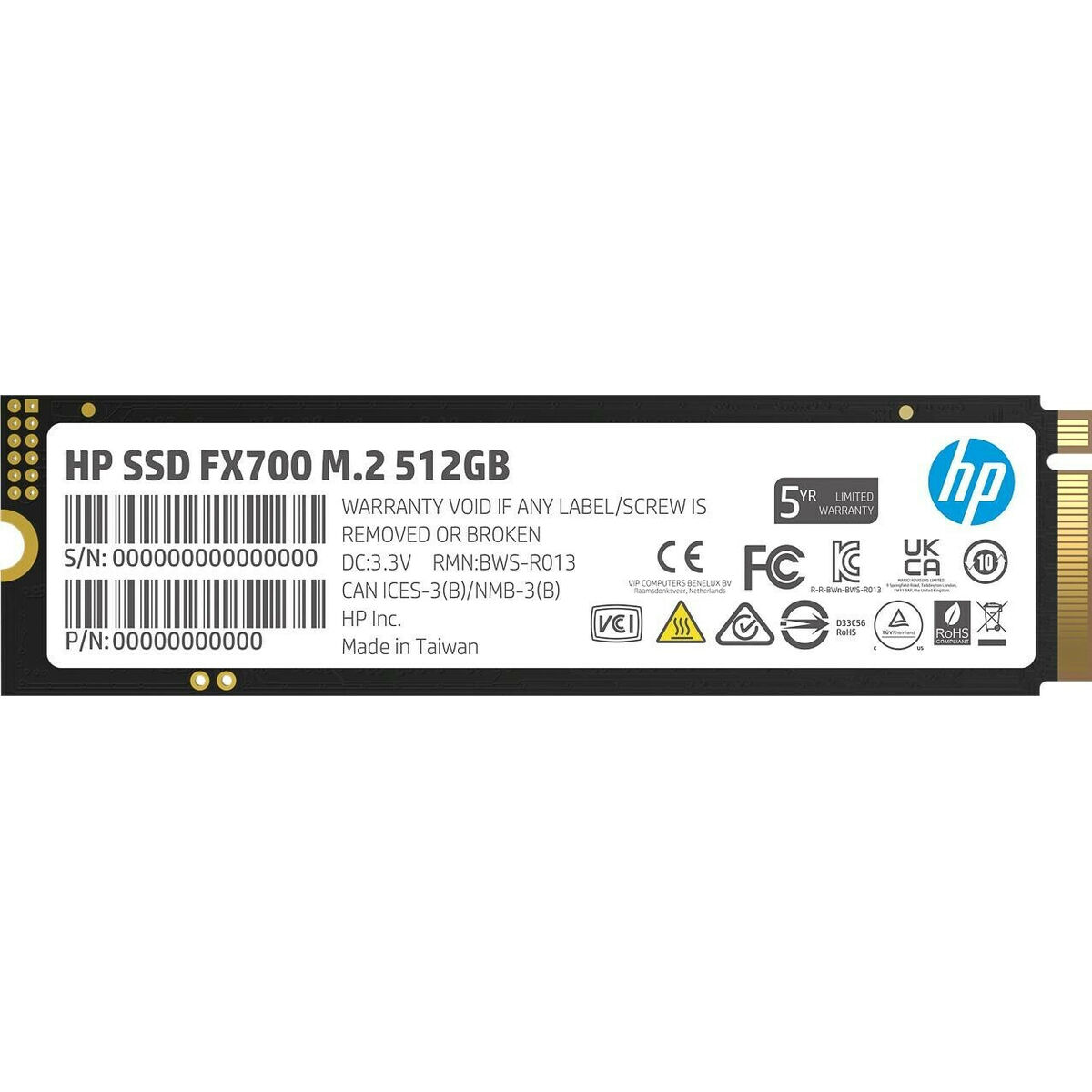 Hårddisk HP SSD (Renoverade A)