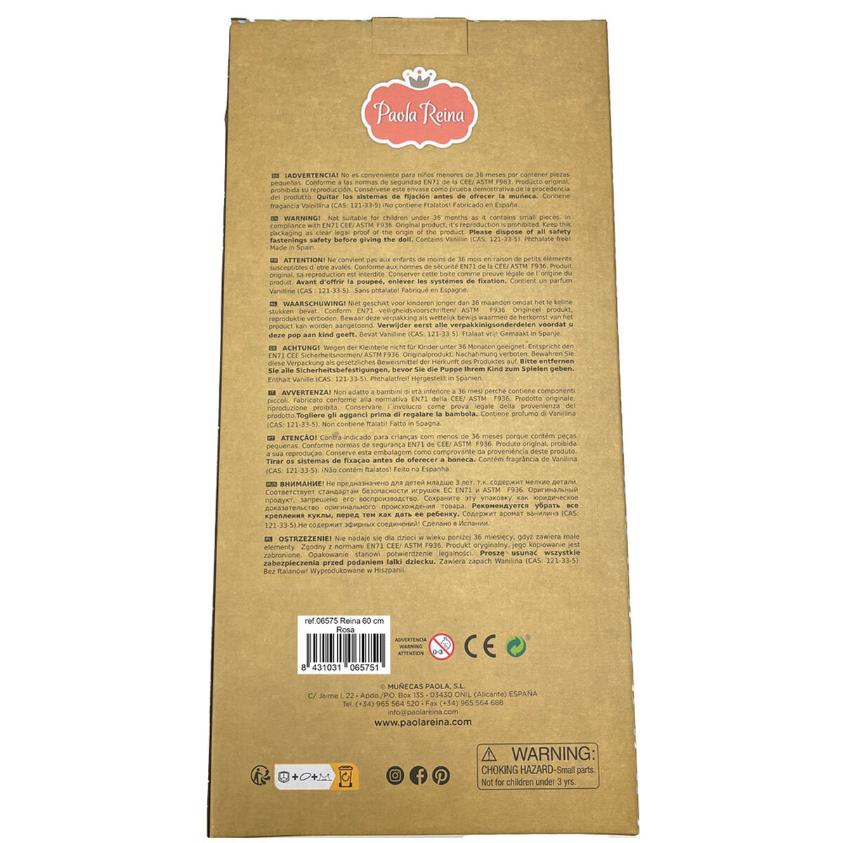 Docka Paola Reina Rose 60 cm - 3