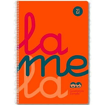 Anteckningsbok Lamela Fluor Orange Din A4 5 Delar 80 Blad