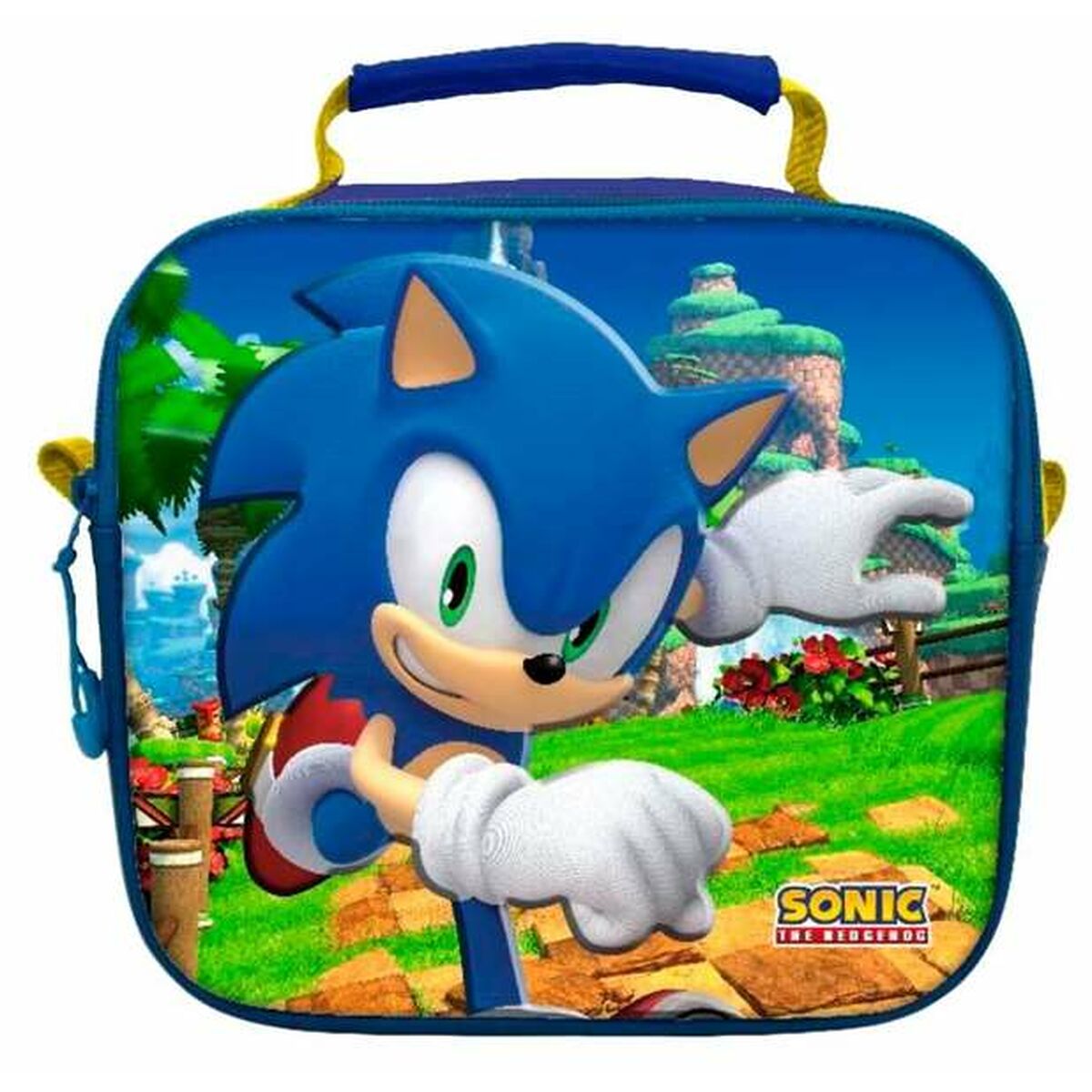 Skolryggsäck 3D Sonic 22 x 20 x 7 cm
