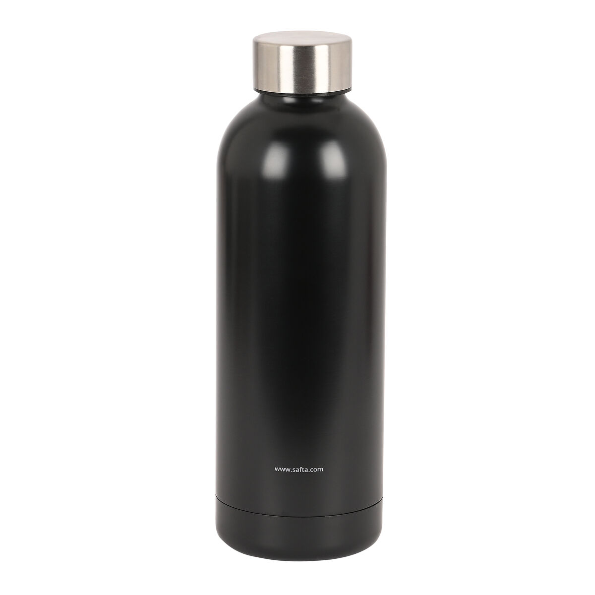 Termisk flaska i rostfritt stål Safta Black 500 ml Svart - 2