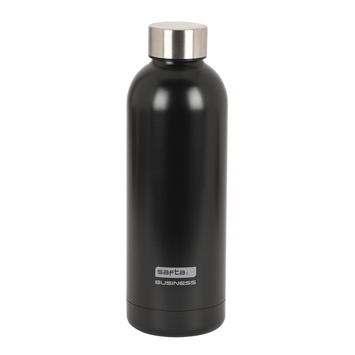 Termisk flaska i rostfritt stål Safta Black 500 ml Svart