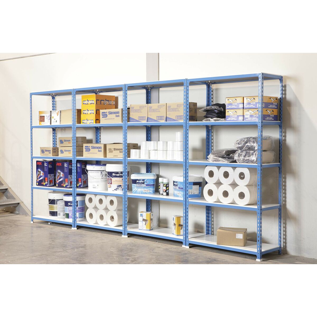 Bokhylla Simon Rack Simonclick 5/400 Metall 180 x 90 x 40 cm 5 Hyllor - 2