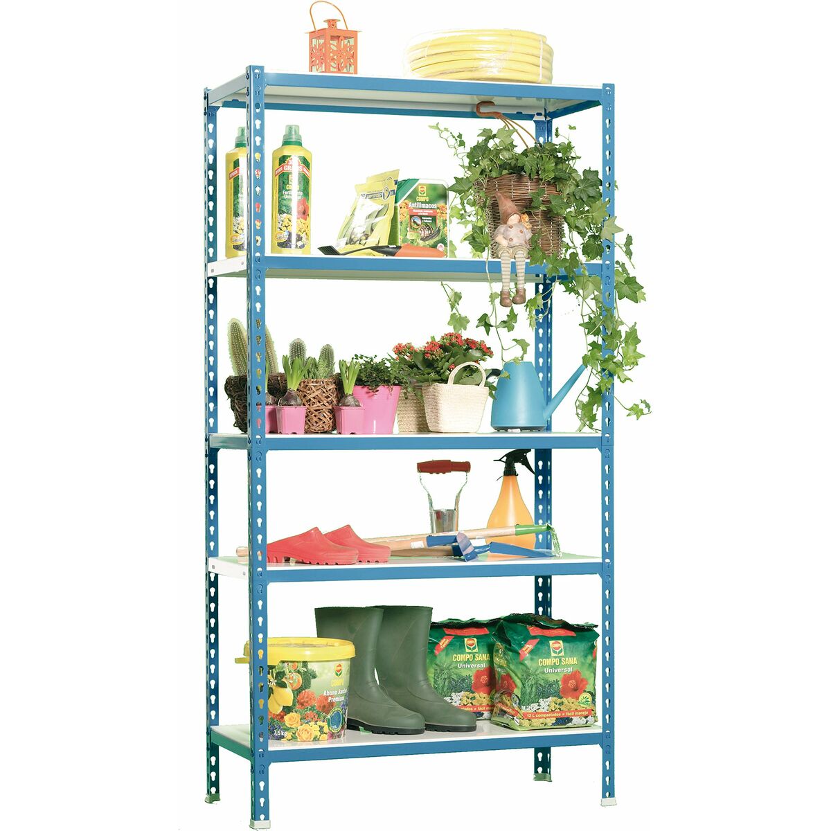 Bokhylla Simon Rack Simonclick 5/400 Metall 180 x 90 x 40 cm 5 Hyllor - 9