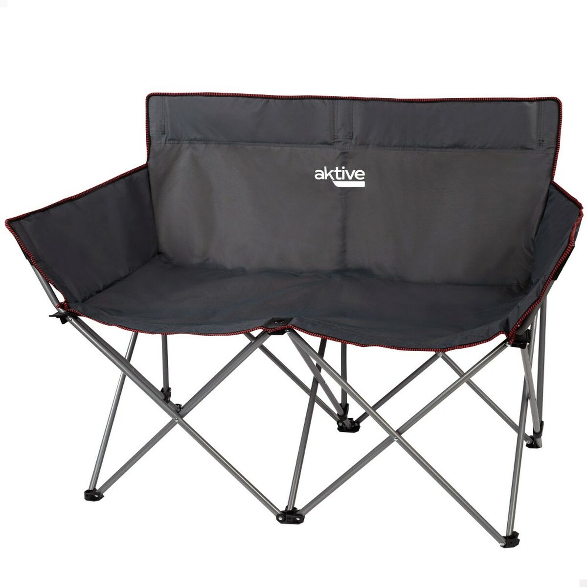 2-mans soffa Aktive Svart Hopfällbar 107 x 88 x 63 cm (2 antal) - 12