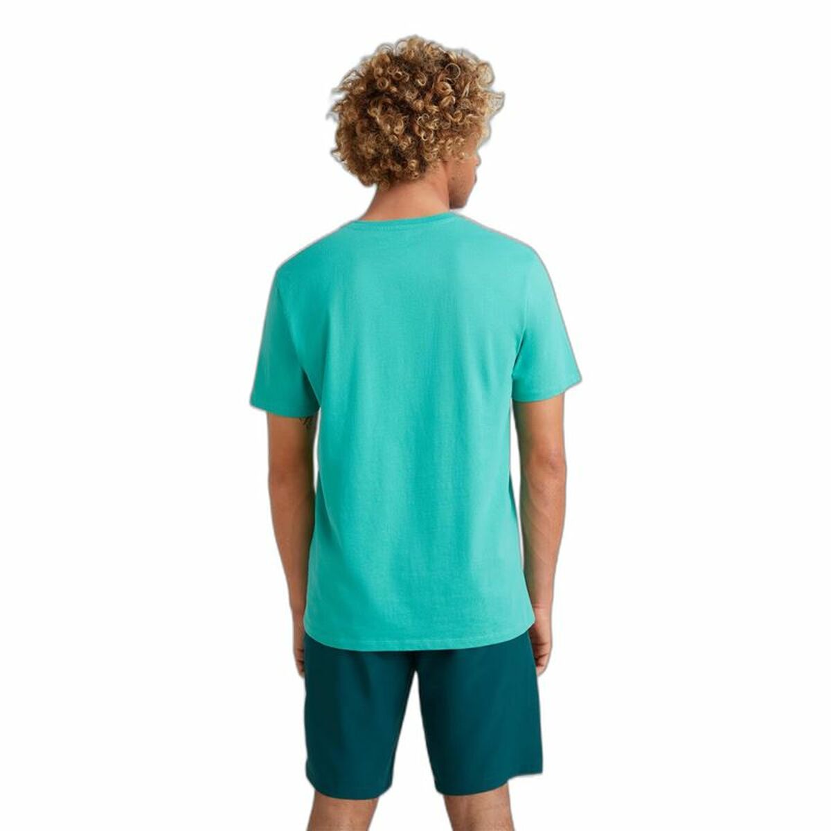 T-shirt med kortärm Herr O'Neill Cali Original Himmelsblå - 4