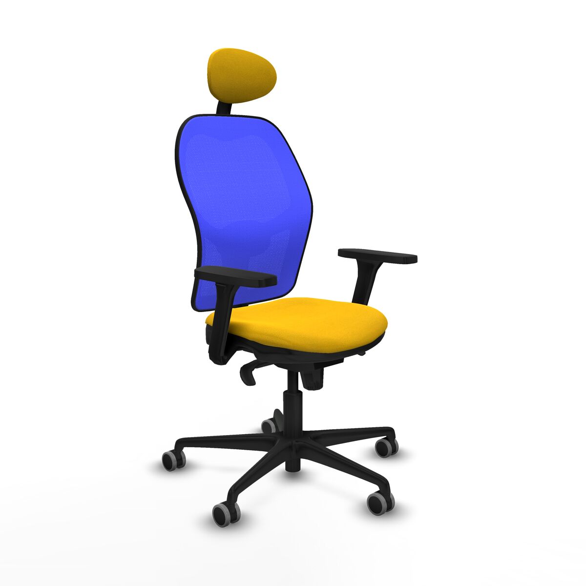 Kontorsstol Piqueras y Crespo 3D036G1 Gul