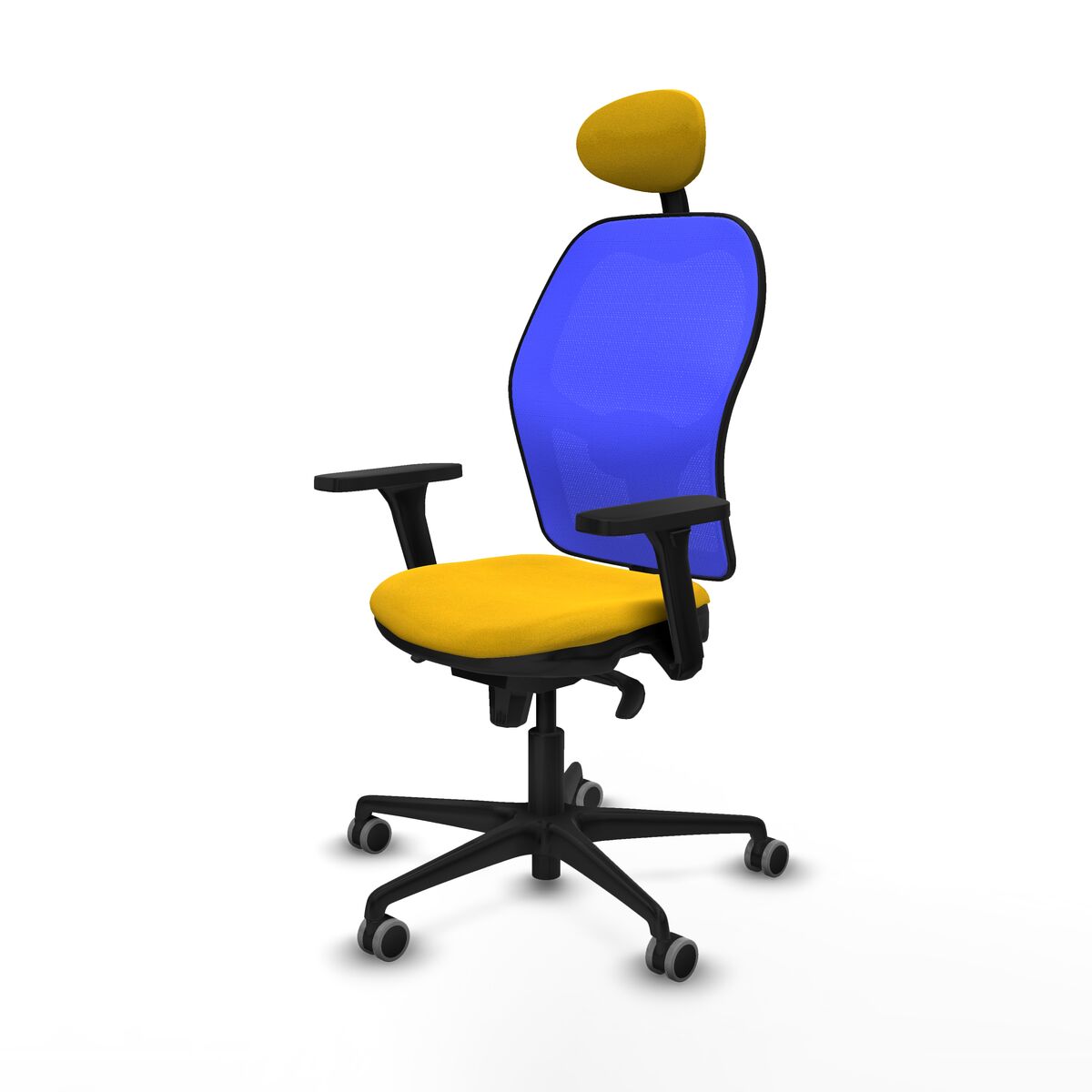 Kontorsstol Piqueras y Crespo 3D036G1 Gul - 2