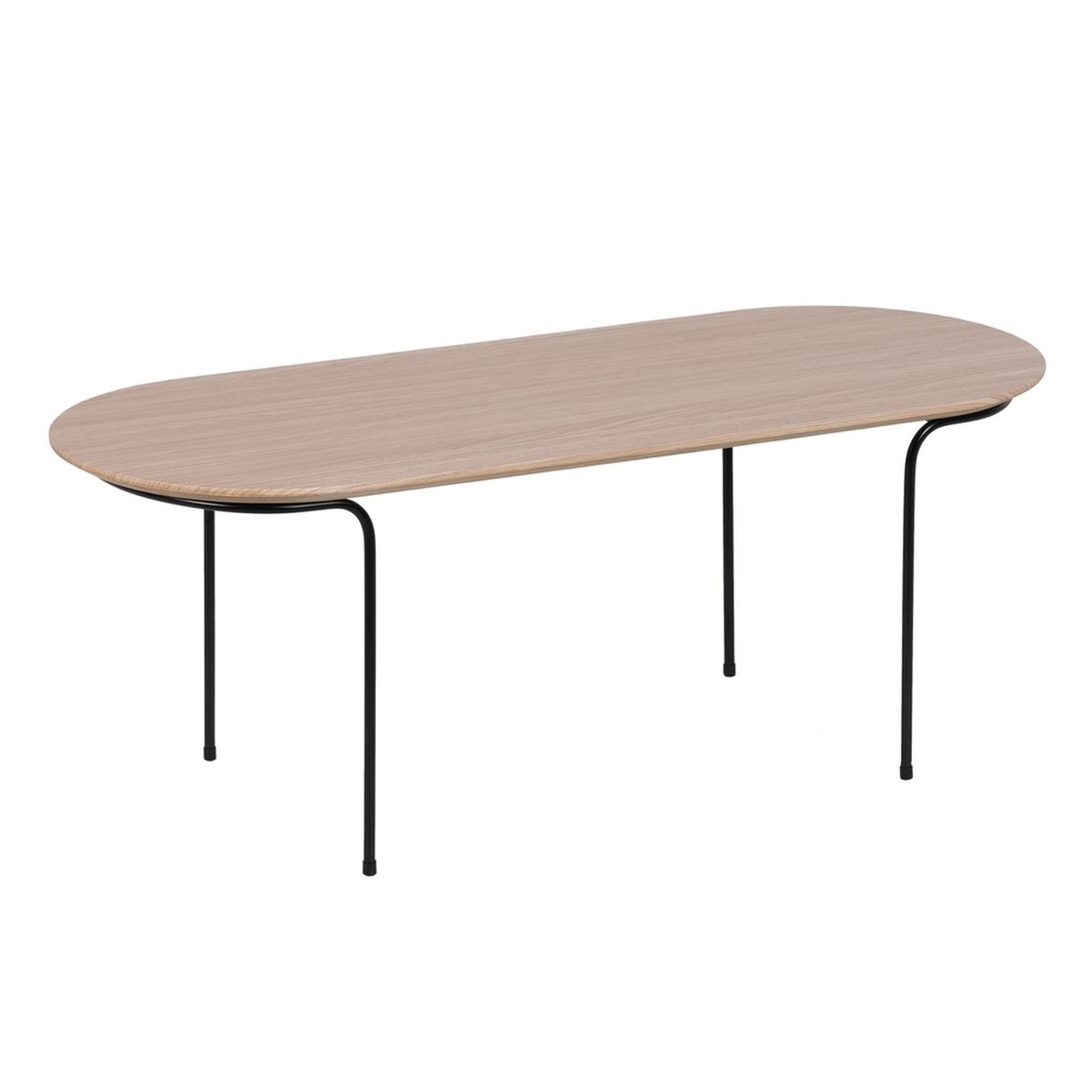 Soffbord NUDE Svart Naturell 100 x 40 x 38 cm